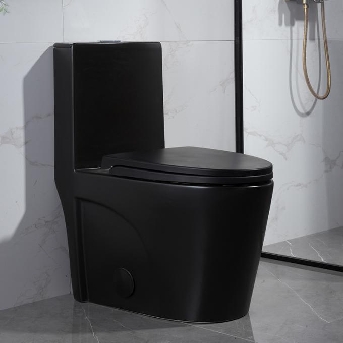 1.6 Gpf Matt Black Dual Flush Elongated One Piece Toilet American Standard