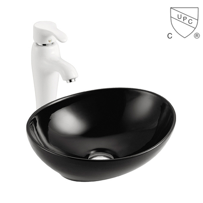 Oval Shaped Heat Resistance Table Top Wash Basin Price Easy To Clean And Maintain