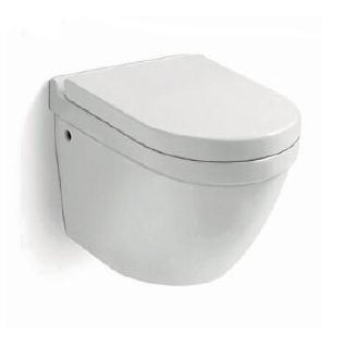 400mm 480mm Tankless Wall Mounted Toilet Small Bathroom Ceramic White