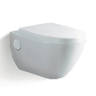 Compact American Standard Wall Hung Wc With Flush Tank P Trap Toilet 200mm