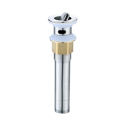 Polished Bathroom Drain Fittings 304 Stainless Steel Pop Up Brushed Nickel Sink Stopper