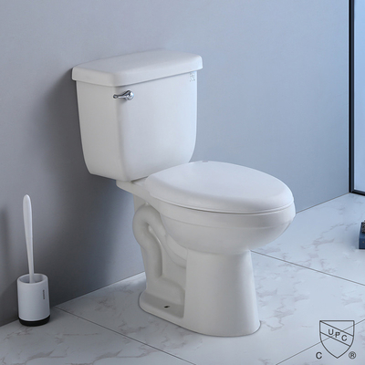 Cupc American Standard Two Piece Toilet Elongated Bowl 2 Piece Wc Flush Valve