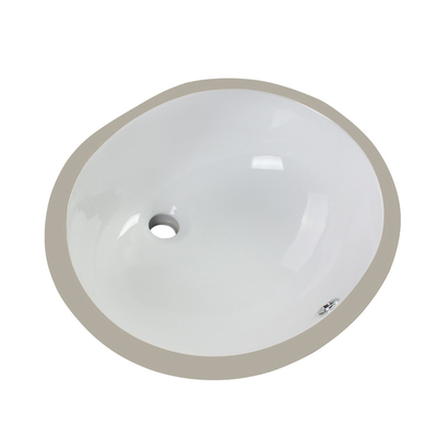 White Black Ada Bathroom Sink Wall Hung Cupc Oval Nominal Glazed Inside