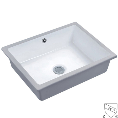 Small Undermount Bathroom Sink Rectangle Seamless 545x380x180mm