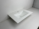 Smooth Non Porous Easy To Clean Vanity Top Bathroom Sink White Color