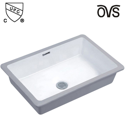 Non - Porous Naturally Hygienic Ceramic Trough Sink Undermount Wash Basin