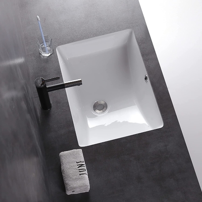 China Factory Company Durable Porcelain Ceramic Made Ceramic Undermount Sink