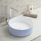 Matt Color Counter Top Bathroom Sink Ceramic Small Round Lavabo Wash Art Basin