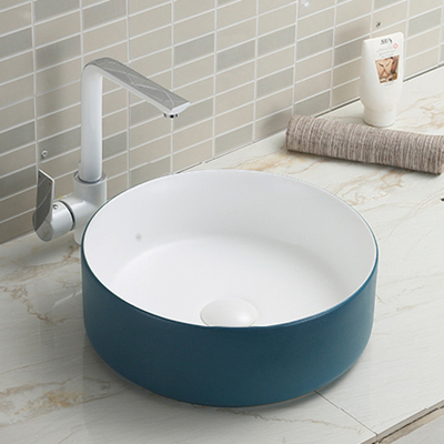 Porcelain Counter Top Bathroom Sink High Temperature Firing Countertop Basin