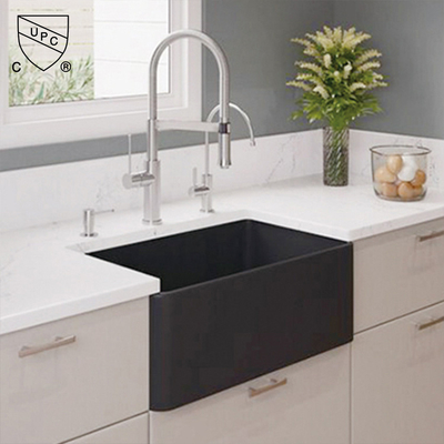 24 Inch Farmhouse Kitchen Sink Drop In Straight Sidewalls Apron Front