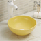 Ceramic Flat Wash Basin Antique Bathroom Vessel Style Matt Color Art Basin