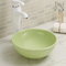 Ceramic Flat Wash Basin Antique Bathroom Vessel Style Matt Color Art Basin