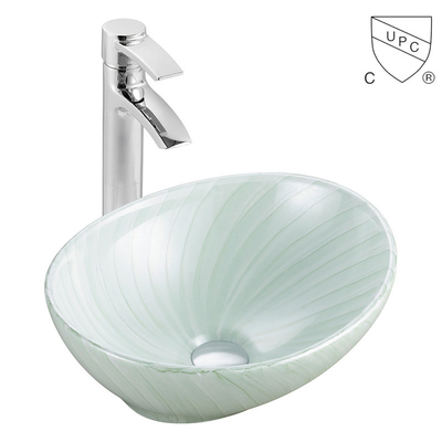 Creative White Ivory Color vessel oval Bathroom porcelain Sink Minimal wash Basin