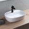 Concise Clear Counter Top Bathroom Sink High-Temperature Firing Wash Basin