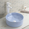 Round Bathroom Black Sink Bowls Simple Installation Vessel Wash Basin