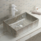Smooth Counter Top Bathroom Sink Exquisite And Strong Ceramics Rectangular Wash Basin Design