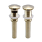 Polished Nickel Pop Up Drain Assembly Bathroom Drainage Fittings Gold Plate