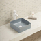 Square Table Top Wash Basin Material Fully Porcelain Farmhouse Bathroom Vessel Sink