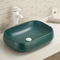 High Gloss Ceramic Counter Top Bathroom Sink Vision Blue 560x420x180MM