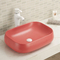 Formaldehyde-Free Small Rectangular Sink No Cracking Or Fading White Wash Basin