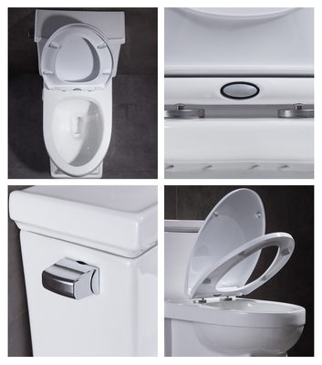 Lavatory Bathroom Siphonic One Piece Toilet Modern Asme A112.19.2 Toilet Seat