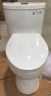 Porcelain American Standard Single Piece Toilet Bowl White Wc 1.28GPF