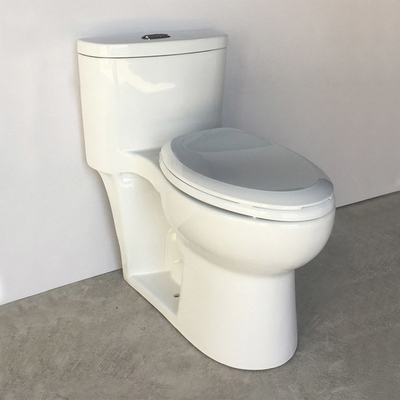 Porcelain American Standard Single Piece Toilet Bowl White Wc 1.28GPF