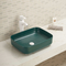 Small Rectangular Counter Top Wash Basin Porcelain Vessel Sink 20 Inch