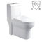 UPC 300 400mm Roughing In 1 Piece Dual Flush Toilet Bowl Self Cleaning Glaze