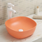 19x19 12x12 Round Drop In Bathroom Sink Basin Rustic Orange Red White Grey