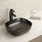 Black Table Top Bathroom Sink 19 X 17 25 X 19 24 X 18 Square Counter Top Basins