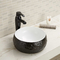 Space Saving Ceramic Counter Top Bathroom Sink Sanitary Ware White Or Black Wash Basin