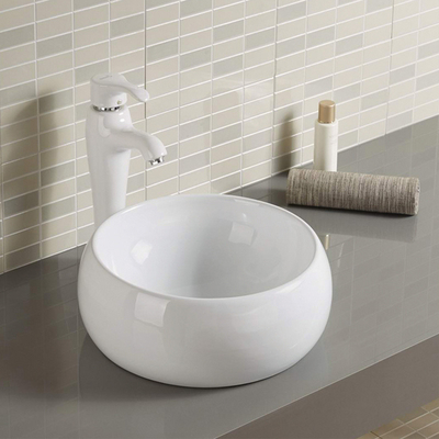 Low Moisture Absorption Wash Basin Decoration Features Scratch Stain Heat Resistance Sink