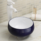 Oval Above Counter Basin Handmade Ceramic Sinks Sanitary Basin Bathroom