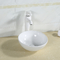 Non-Porous Counter Top Bathroom Sink Table High-Gloss Surface Wash Basin Round