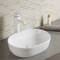 Ceramic Oval Counter Top Bathroom Sink 18 Inch 15&quot; Depth
