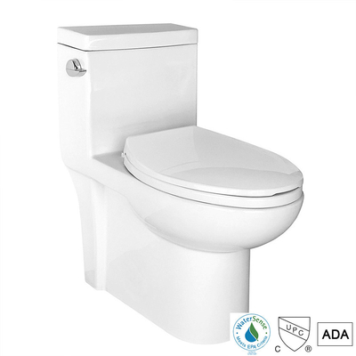 21 Inch Round Bowl One Piece Handicap Toilet For Disabled Persons Tall Commodes