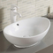 Resistant To Heat Counter Top Bathroom Sink Chipping Scratch Wash Basin Oval Shape