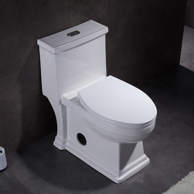 Lavatory Bathroom Siphonic One Piece Toilet Modern Asme A112.19.2 Toilet Seat