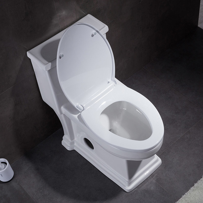 Lavatory Bathroom Siphonic One Piece Toilet Modern Asme A112.19.2 Toilet Seat