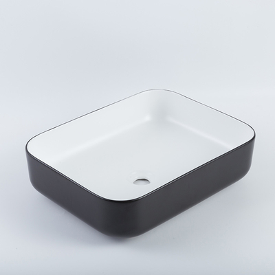 High-Gloss Finish Rectangular Wash Basin Price Durability Custom Vessel Sinks