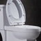 One Piece Elongated Skirted Toilet 1.6 Gpf Siphonic Flushing Toilet White