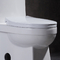One Piece Elongated Skirted Toilet 1.6 Gpf Siphonic Flushing Toilet White