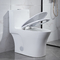 Glazed Ceramic Siphonic Dual Flush One Piece Toilet 12 Inch Rough In