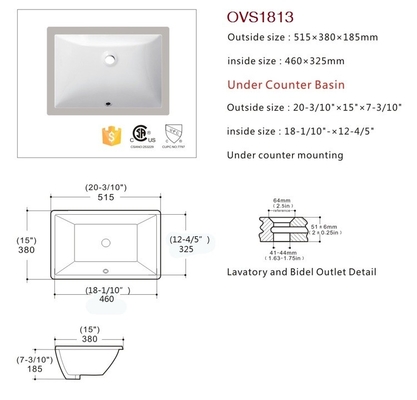 American Standard Ada Bathroom Sink Corner Commercial Rectangular Mounted