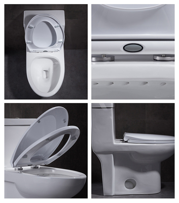 American Standard Cosette Dual Flush Elongated One Piece Toilet In White 1.28 Gpf