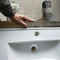 Porcelain Vanity Top Bathroom Sink 60CM Ceramic Vessel Vanity Sink White