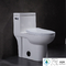 Dual Flush Elongated One Piece Toilet With Soft Closing Seat 1.28gpf/4.8lpf