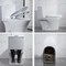 1.28 Gpf One Piece Tall Elongated Toilets For Elderly White Quiet Flush