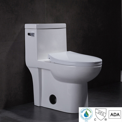 Modern American Standard Ada Compliant Toilets 1.28 Gpf White Water Closet